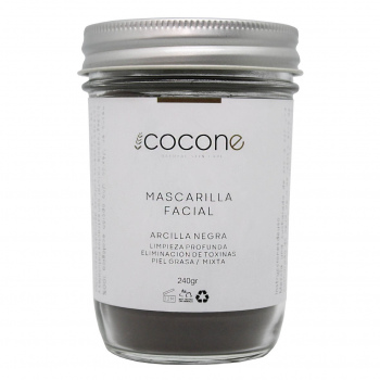 Mascarilla facial / Arcilla negra