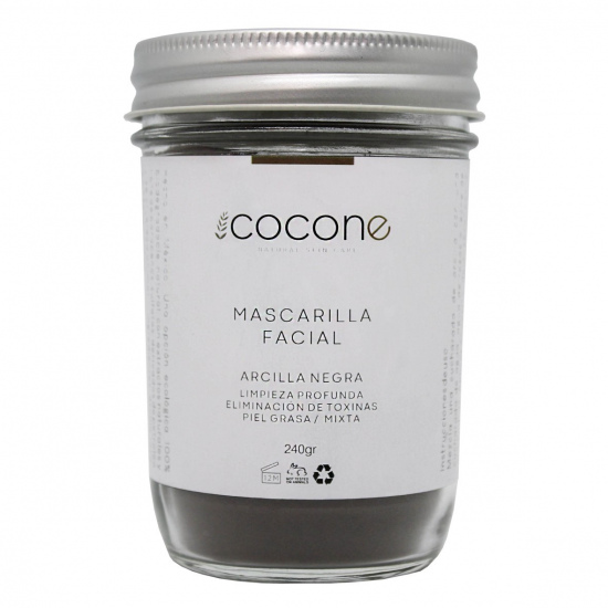 Mascarilla facial / Arcilla negra